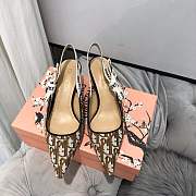 Forubags dior 19ss CD yellow mid heel - 2