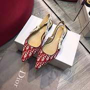 Forubags dior 19ss CD red flat shoes - 1