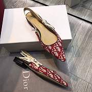 Forubags dior 19ss CD red flat shoes - 6