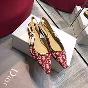 Forubags dior 19ss CD red flat shoes - 2