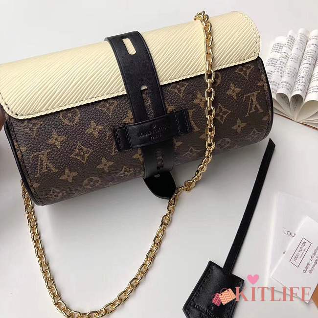 Forubags Louis Vuitton M44158 LV Glasses Case Epi leather and Monogram canvas Banane - 1