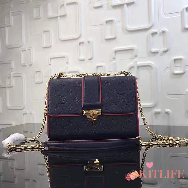 Forubags Louis Vuitton Monogram Empreinte SAINT SULPICE PM M43393 blue - 1