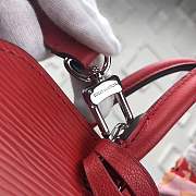 Forubags Louis Vuitton Epi Leather Top Handles Handbag Vaneau MM M51246 - 4