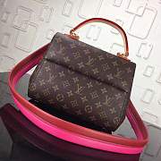 Forubags Louis Vuitton Monogram Canvas Cluny BB Top Handles Handbag Vieux Rose M42738  - 1