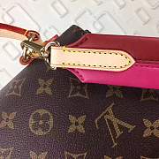 Forubags Louis Vuitton Monogram Canvas Cluny BB Top Handles Handbag Vieux Rose M42738  - 2