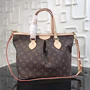 Louis Vuitton LV Palermo PM Satchel Shoulder Bag M40145 Monogram 1506 - 1