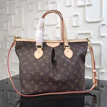 Louis Vuitton LV Palermo PM Satchel Shoulder Bag M40145 Monogram 1506