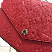 Louis Vuitton MONOGRAM EMPREINTE Monogram 2WAY Chain Plain Leather M64065 - 2
