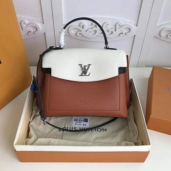 LV Black LOCKME EVER Medium size handbag M52360