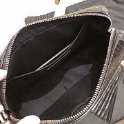 forubags YSL Black Crocodile Embossed Leather Camera Bag - 5