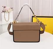 FENDI KAN I LOGO handbag brown - 2