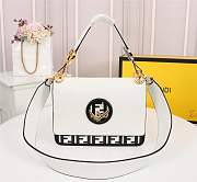 forubags FENDI KAN I LOGO handbag white - 1