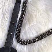 Forubags Chanel 30cm Le Boy Caviar bag gun black hardware - 2