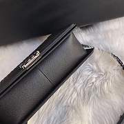 Forubags Chanel 30cm Le Boy Caviar bag gun black hardware - 6