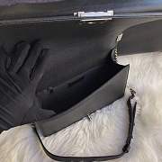 Forubags Chanel 28cm Large Boy Caviar Handbag silver hardware - 3