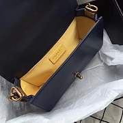 Forubags Chanel Boy Bag Lambskin with handle Royal blue - 3
