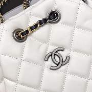Forubags Chanel Gabrielle Backpack 94485# white - 5