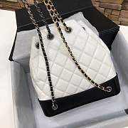 Forubags Chanel Gabrielle Backpack 94485# white - 4