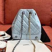 Forubags Chanel Gabrielle Backpack 94485# light blue - 5