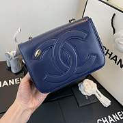 Forubags Chanel lambskin flapbag AS0321 Navy - 1