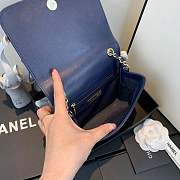 Forubags Chanel lambskin flapbag AS0321 Navy - 3