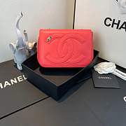 Forubags Chanel lambskin flapbag AS0321 red - 2