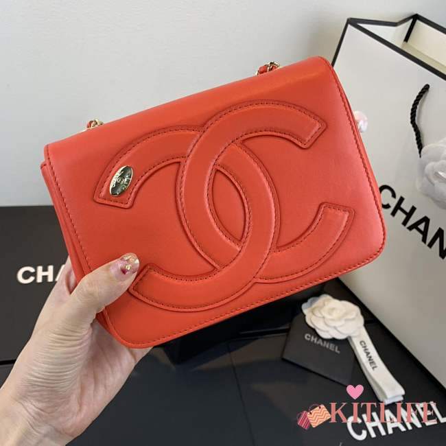 Forubags Chanel lambskin flapbag AS0321  - 1