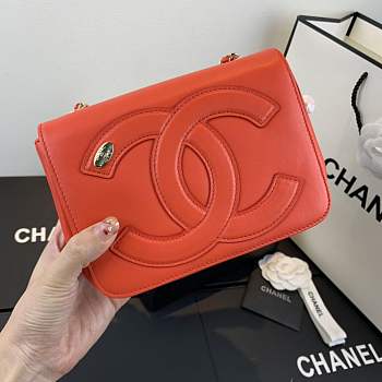 Forubags Chanel lambskin flapbag AS0321 