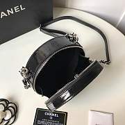 Forubags Chanel Owl hanging small round bag imported lacquer leather  - 4