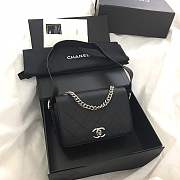 Forubags CHANEL New summer 2019 Rhombohedral bag S0574# black - 1