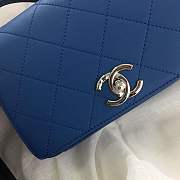 Forubags CHANEL New summer 2019 Rhombohedral bag S0574# blue - 2