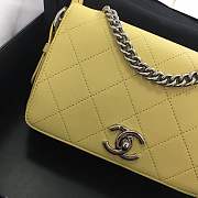 Forubags CHANEL New summer 2019 Rhombohedral bag S0574# yellow - 4