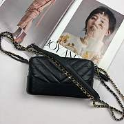 Forubags-2 Chanel Gabrielle Mini bag V Lattice 94505# - 3