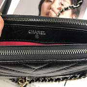 Forubags-2 Chanel Gabrielle Mini bag V Lattice 94505# - 6