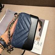 Forubags-3 Chanel Gabrielle Mini bag V Lattice 94505# - 5