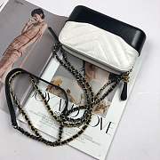 Forubags-4 Chanel Gabrielle Mini bag V Lattice 94505# - 4