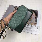 Forubags-6 Chanel Gabrielle Mini bag V Lattice 94505# - 2