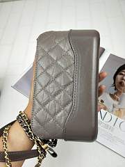 Forubags-7 Chanel Gabrielle Mini bag V Lattice 94505# - 3