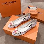 Forubags Louis Vuitton flat lady shoes white - 1