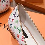 Forubags Louis Vuitton flat lady shoes white - 4