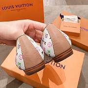 Forubags Louis Vuitton flat lady shoes white - 5