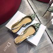 Forubags dior 19ss green flat shoes - 6