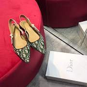 Forubags dior 19ss green flat shoes - 3