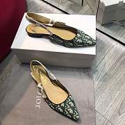 Forubags dior 19ss green flat shoes - 2