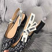 Forubags dior 19ss black flat shoes - 4