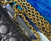 Forubags Dior Addict Lambskin retro chain bag black - 3