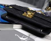 Forubags Dior Addict Lambskin retro chain bag black - 5