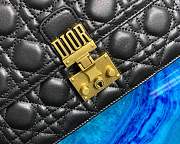 Forubags Dior Addict Lambskin retro chain bag black - 6