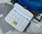 Forubags Dior Addict Lambskin retro chain bag white - 4