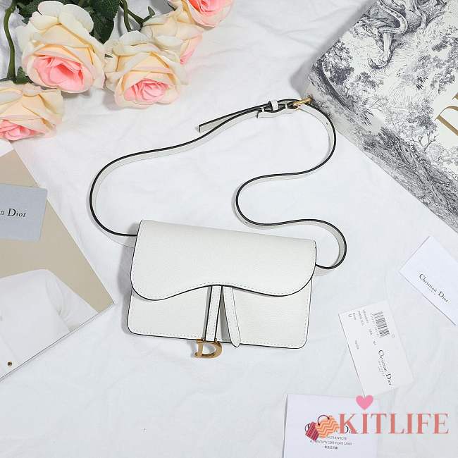 Forubags Dior Saddle Waistband Saddle bag white - 1